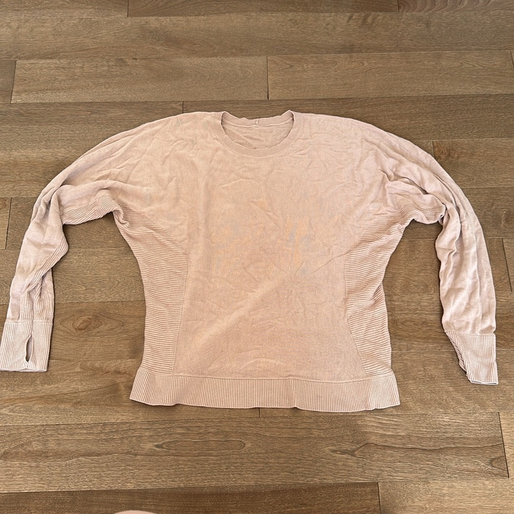 Lululemon Cashlu Knit Pullover in Pink Bliss